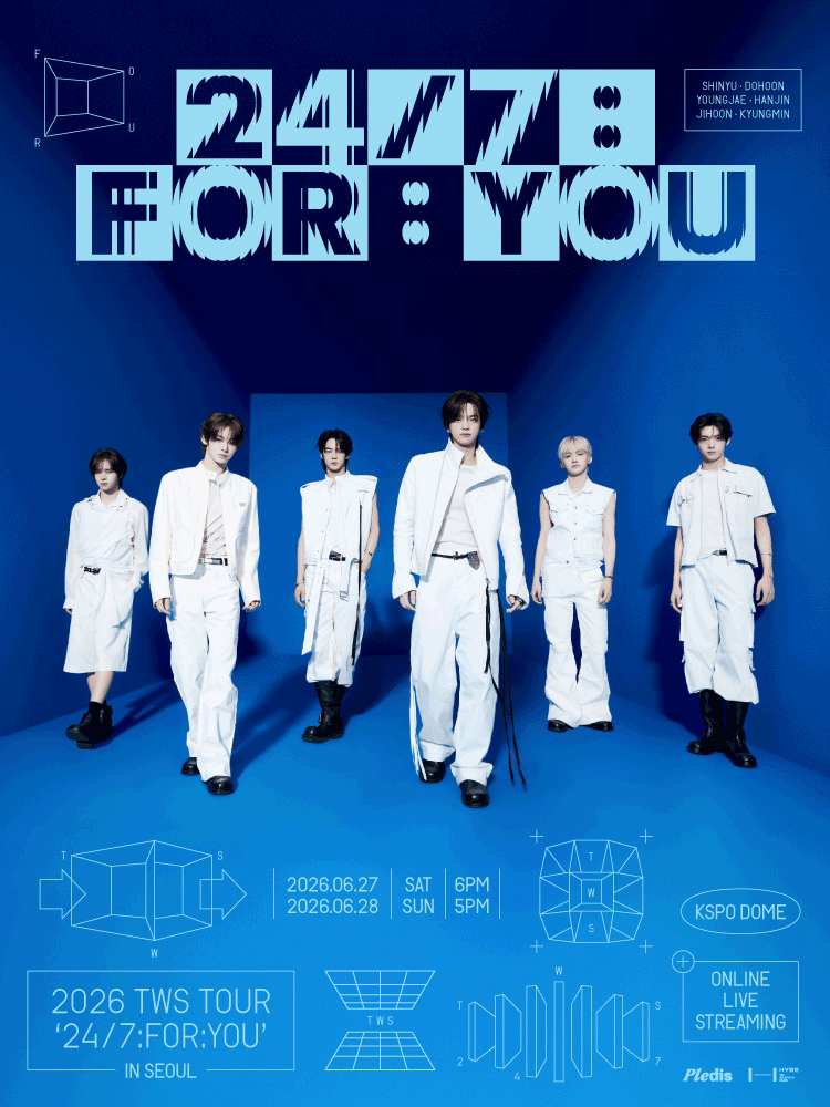 2026 TWS TOUR ＇24/7:FOR:YOU＇ IN SEOUL 포스터