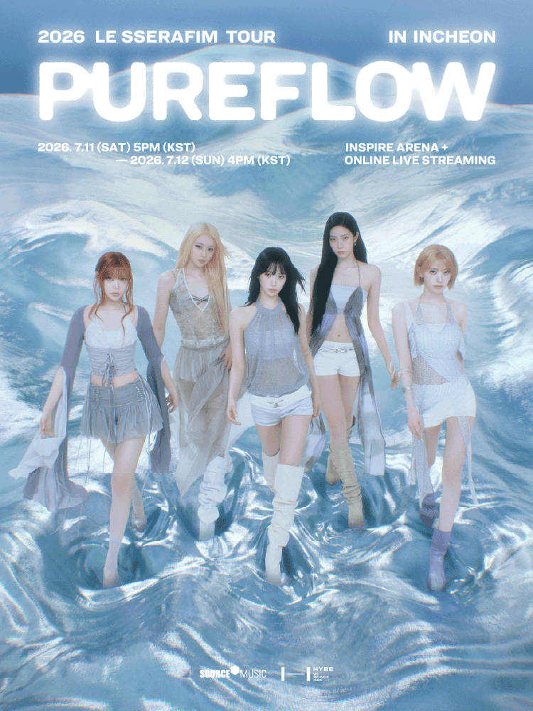 2026 LE SSERAFIM TOUR ‘PUREFLOW’ IN INCHEON 포스터