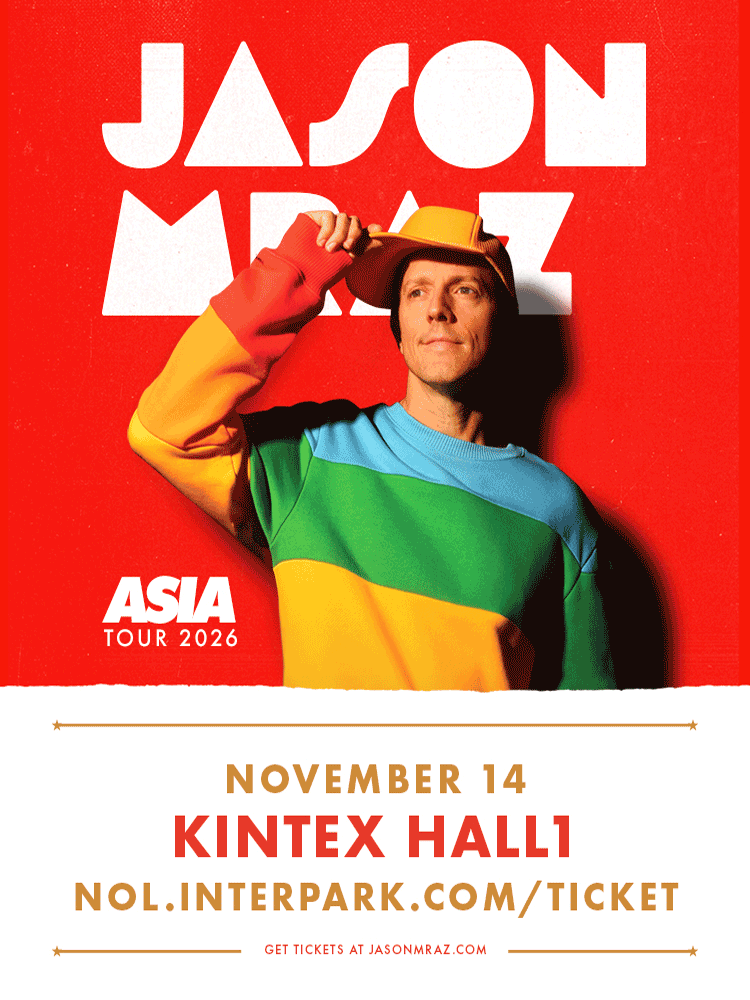 Jason Mraz (Jason Mraz) Asia Tour 2026 - Seoul