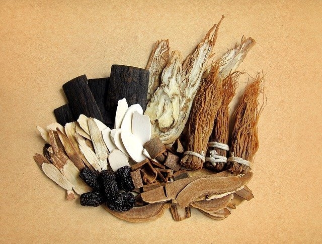 Gamcho, insam, hongsam, nokcha, and other traditional herbal medicines used in hanbang beauty