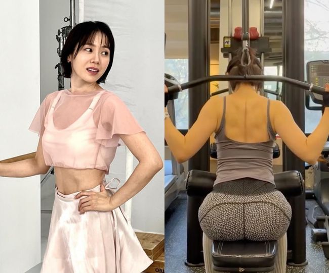 '현빈♥' 손예진, 반전 등근육만? 이번엔 11자 복근까지 빈틈 없네 [핫피플]