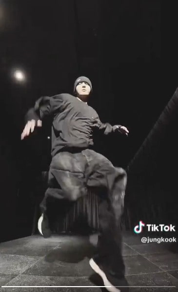 Jungkook TikTok dance video