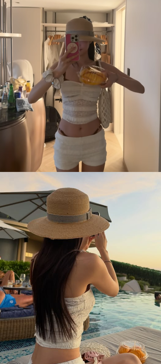 나뮤 출신 경리, 비키니 몸매가 사기급..마네킹인 줄 알았네