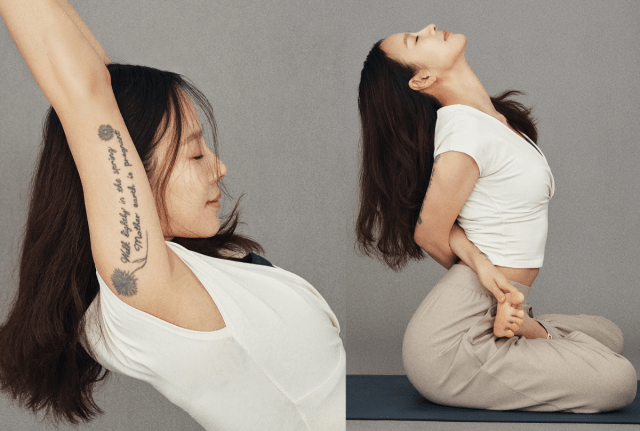 이효리, 타투까지 '힙하게'…요가로 완성한 몸매에 시선 폭발