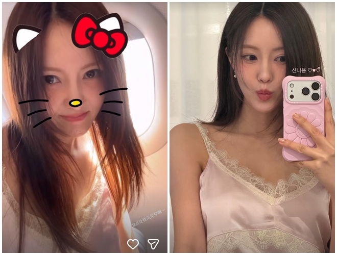 “비행기에 란제리만 입고 탑승했다?” 효민, 파격 공항 패션 ‘두 눈을 의심’