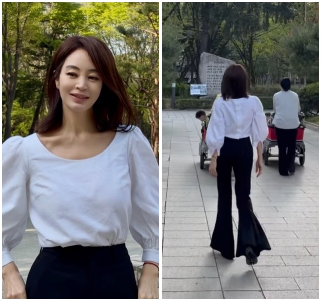 ‘글래머 대명사’ 김혜수도 뼈말라 됐다…한줌 뒤태 ‘충격’