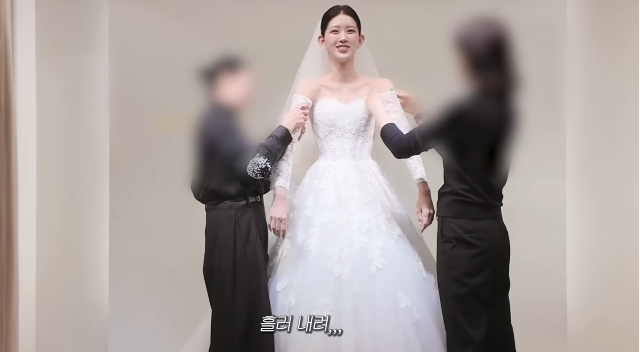 “41kg 뼈말라”…소매서 드러났다, 최준희 드레스 2벌 픽 “3kg 변수”