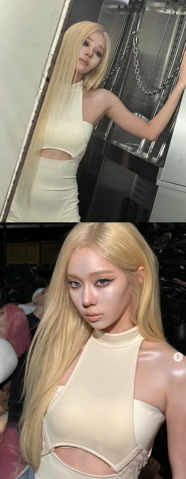 에스파 윈터, 이 정도였나…밀착 바디수트로 반전 몸매 대박