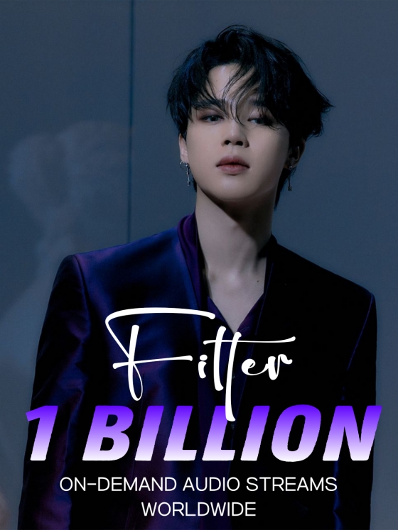 방탄소년단 지민 'Filter' 온디맨드 10억 돌파..'막강 음원 파워'