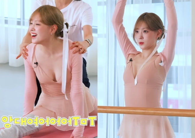 케플러 채현, '발레복 노출' 어땠길래…팬들에 "화내지 말아 달라"