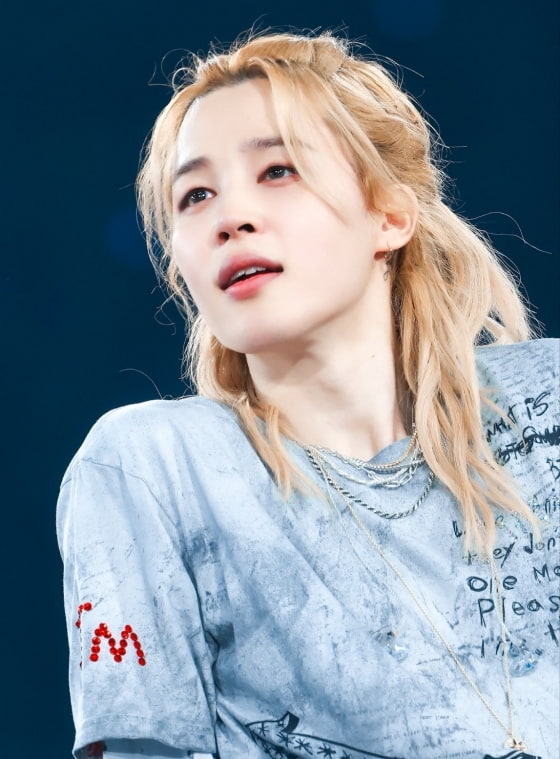 'JIMIN BRAIDS' 방탄소년단 지민, 금발 땋은 머리로 라스베이거스 공연 1일차 美 트렌드 1위 '평정'