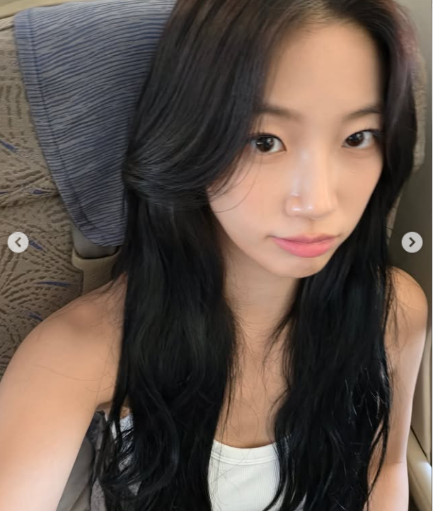 카즈하, 한 뼘 숏팬츠로 뽐낸 국보급 비율 'LA 흰 티 요정'
