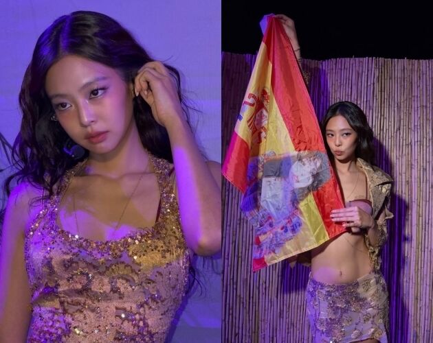 Jennie’s healthy glow revealed with a bra top… Spain captivated by her sun-kissed beauty