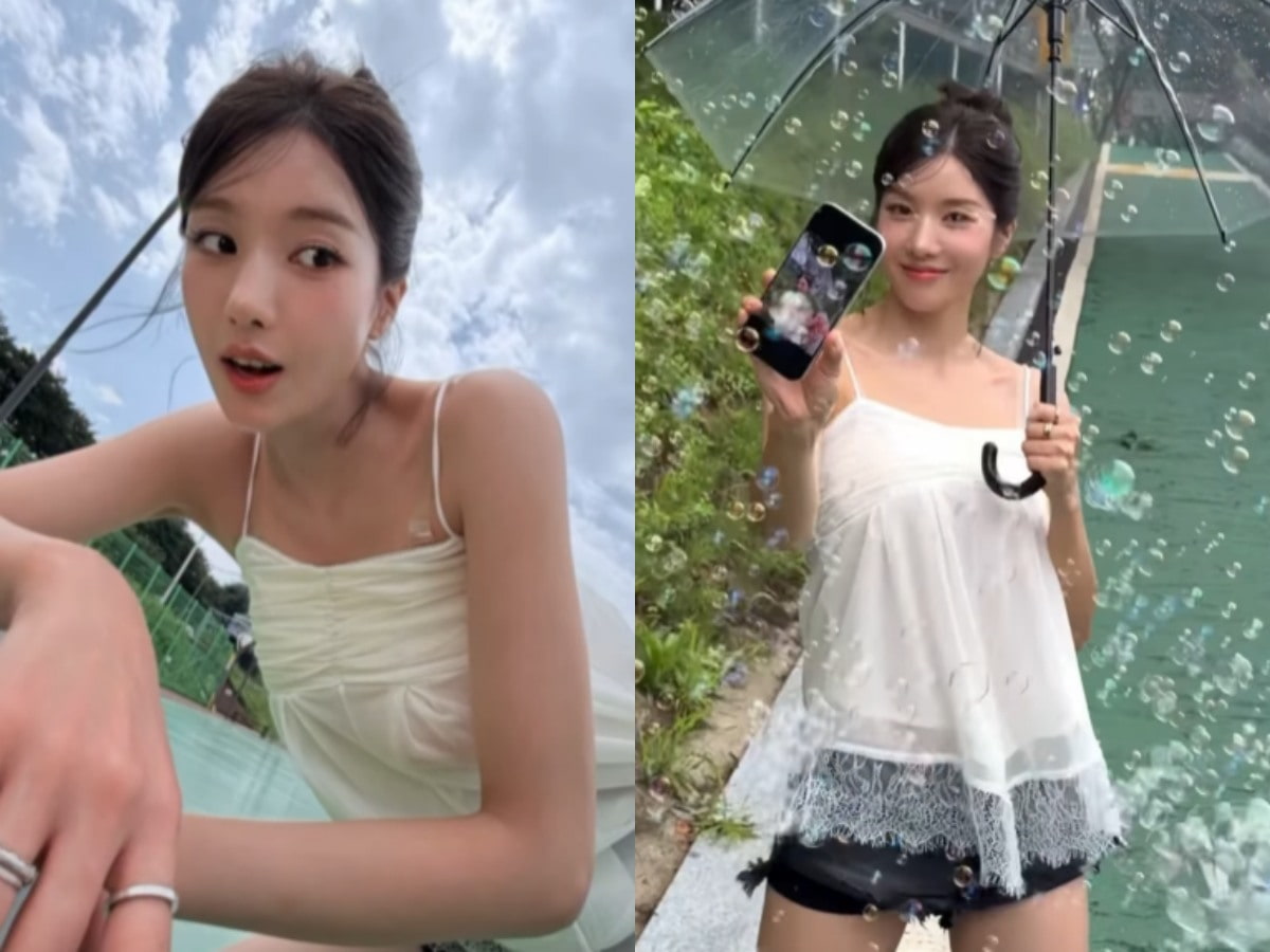 Kwon Eun-bi, a goddess even without going to ‘Waterbomb’… Made up for the disappointment with a pure and lovely summer look [★Hashtags]