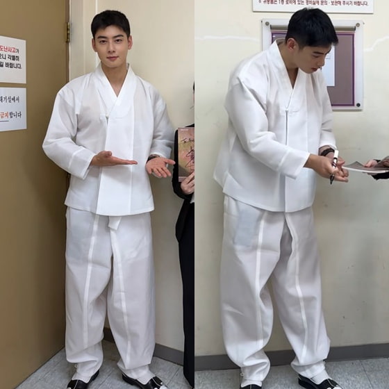 '군인' 차은우, 130억 세금 완납 후 '폭풍 벌크업'…반전 근황 [스타이슈]