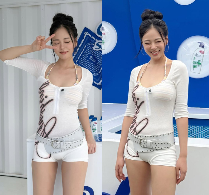 ‘선정성 논란?’ 타격 없는 비비, 당시 의상 그대로 미소로 전한 워터밤 비하인드
