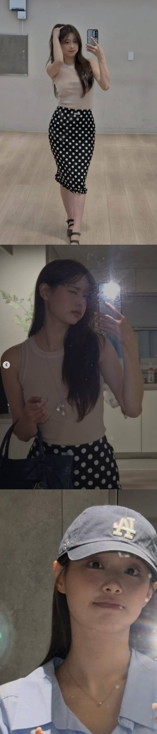 Chuu, Was it this…? A surprise hip line full of sexy beauty