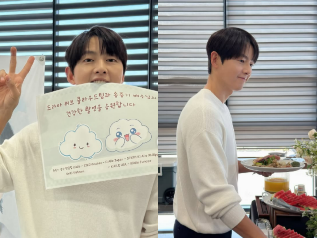'케이티♥' 송중기, 두 아이 아빠 맞아? 20대라 해도 믿겠네