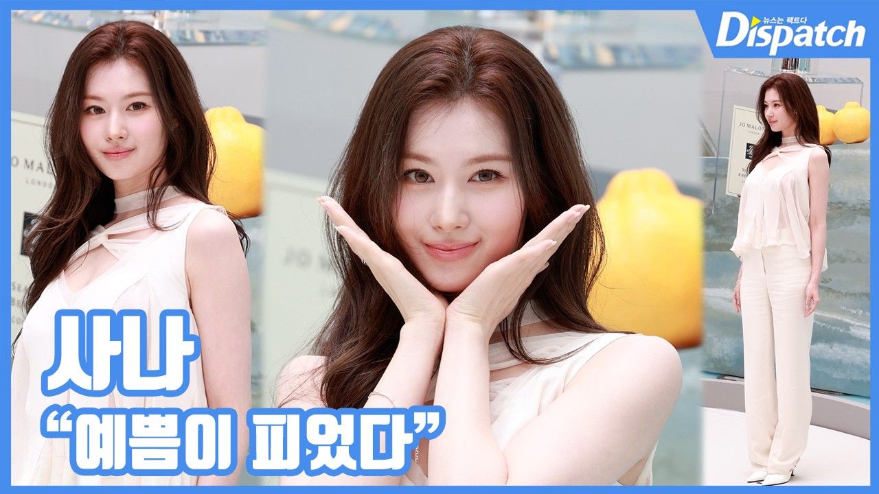 [On-Site Video] “Beauty Has Blossomed”… Sana, the Goddess in Pure White