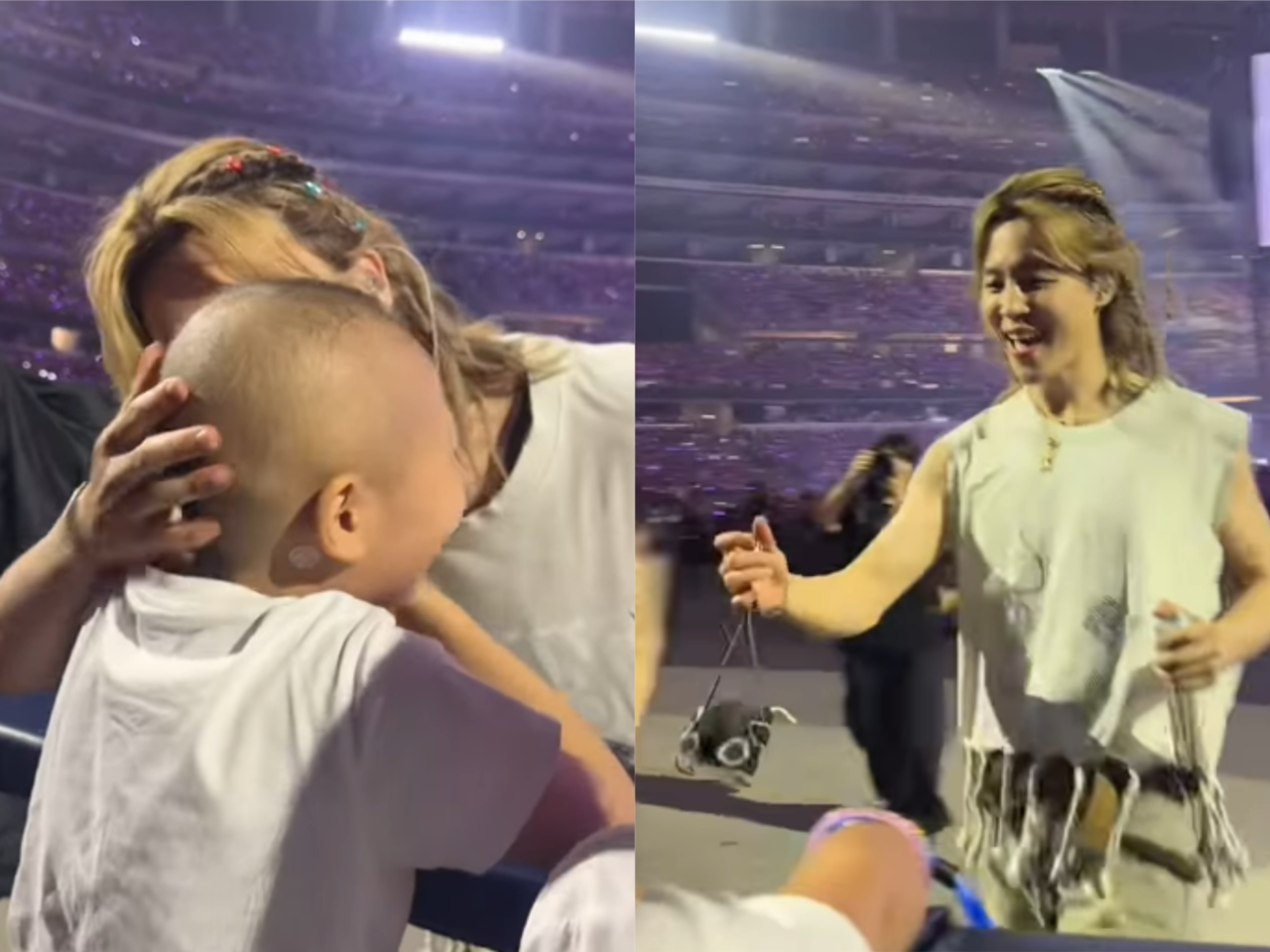[Muse★] BTS’s Jimin kisses a girl with an incurable illness during a concert… moved people around the world