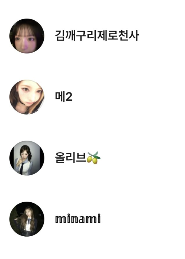 Plus Chat screen. SNS.