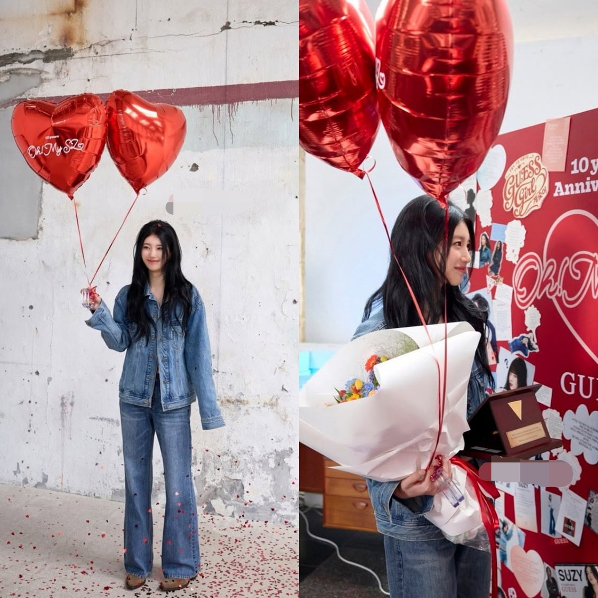 Suzy, Class of a ‘10-Year Long-Term Model’… Showcasing Loyalty in Denim-on-Denim Fashion [★Hashtags]