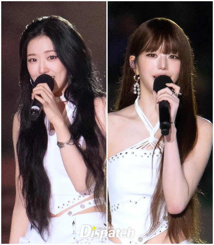 [On-Site Photos] “Breathtaking Eye Contact”… An Yu-jin and Jang Won-young, the Amazing Annyeongz