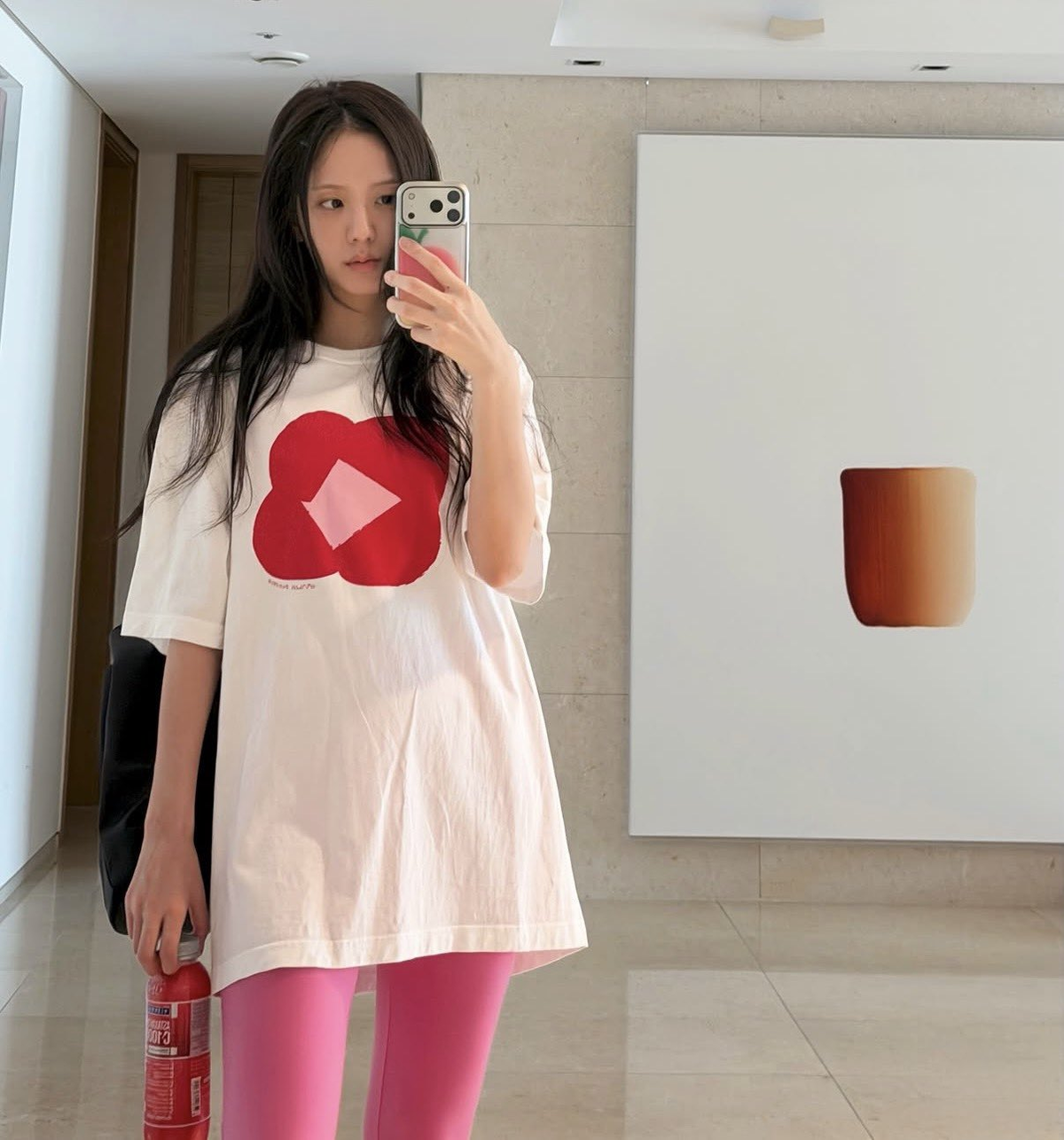 Jisoo's social media post capture.