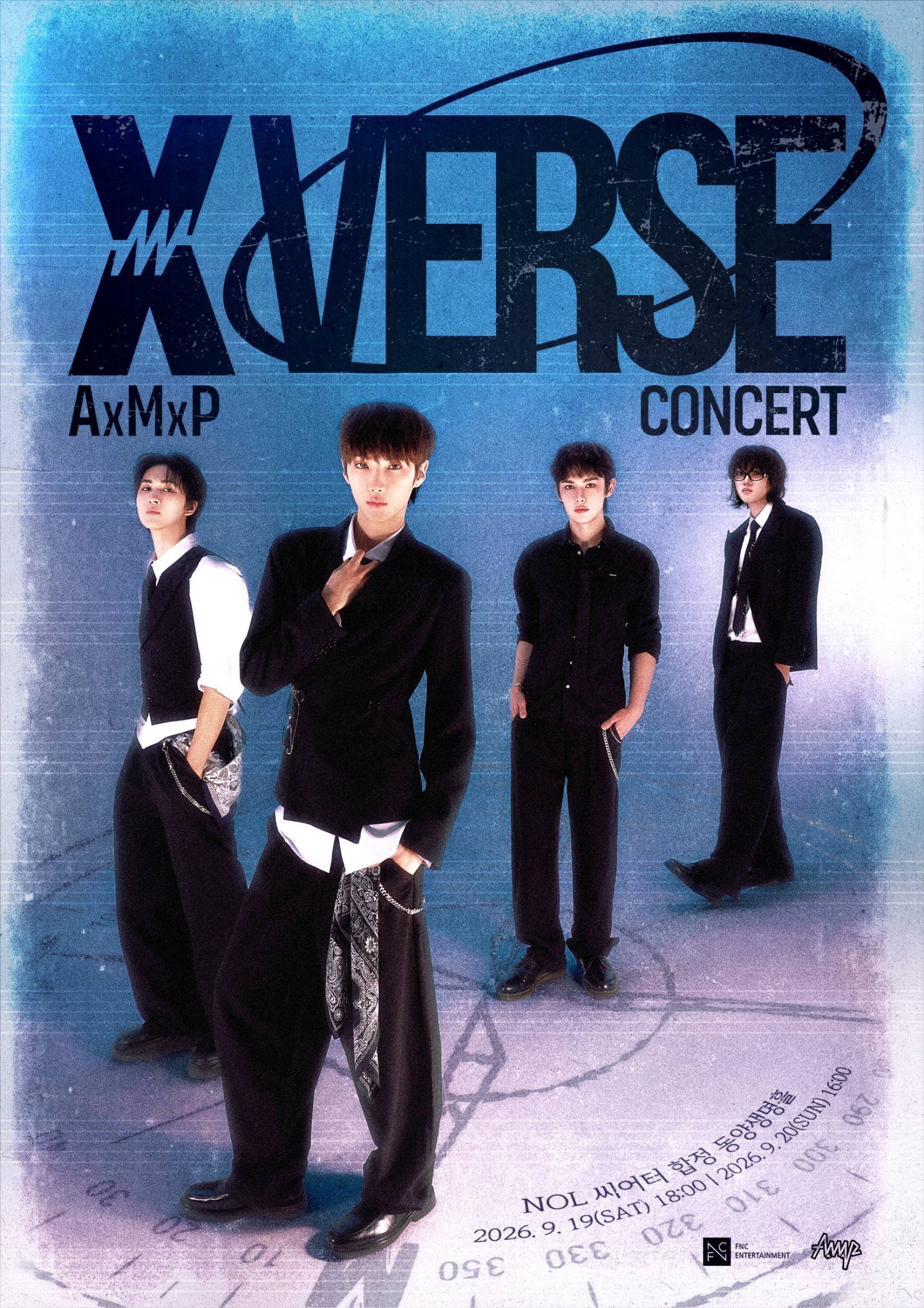 AxMxP, 첫 단독 콘서트 'X VERSE' 메인 포스터 공개