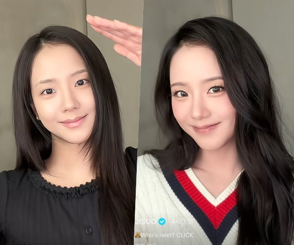 BLACKPINK’s Jisoo surprises fans with a makeup “before & after” reveal… a flawless look