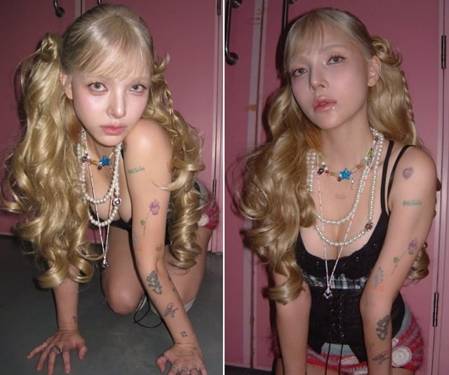 Covered in tattoos… AOA's Jimin faces shocking attention over Kwon Mina's accusations of bullying