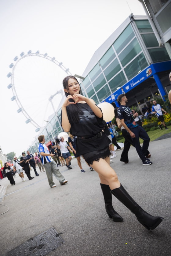 [Exclusive] Tzuyu Appears at the Singapore F1 Grand Prix... Beauty That Captivated the World [★NEWSing]