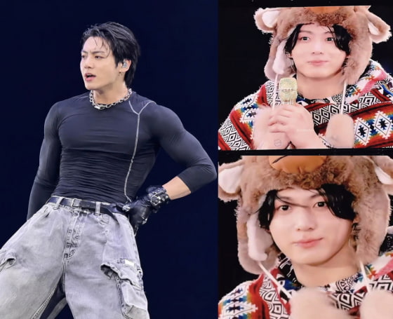 Jungkook de BTS: un físico musculoso y un sombrero de ternero… un encanto de extremos opuestos