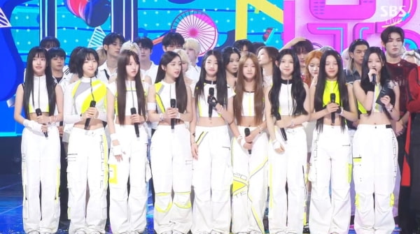 'Inkigayo' A2O LITE Takes First Place with 'NEON'… “Happy to Receive So Much Love” [TV Capture]
