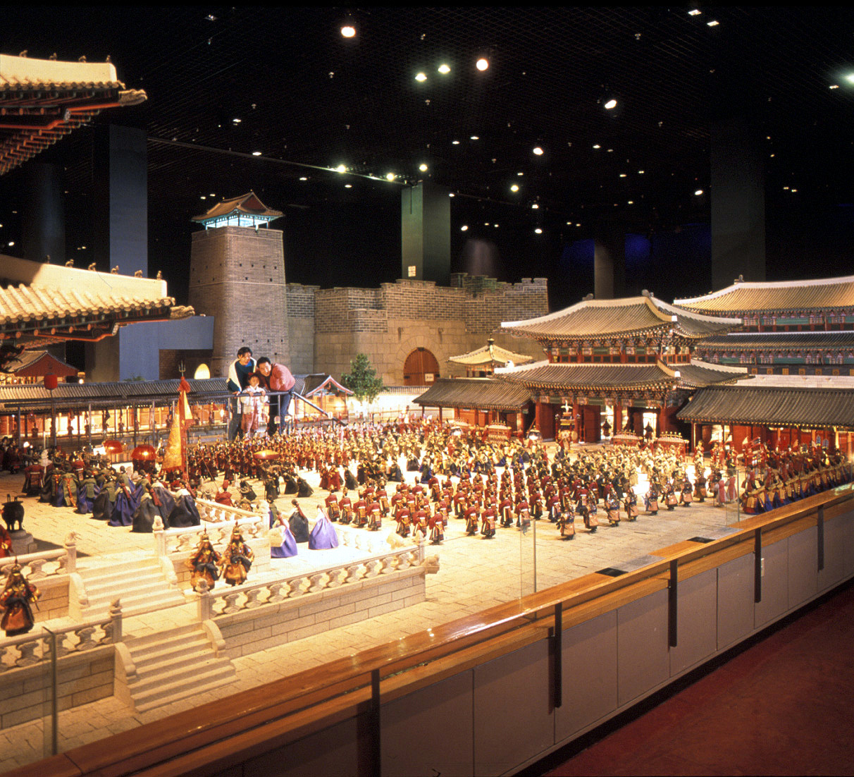 The 1/8-scale Joseon Model Village at the Lotte World Folk Museum on the 3rd Floor of Jamsil, Opened on January 14, 1989