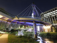 This is the fountain facility at the Proposal Wall of Dumuldari, where two waterways meet..