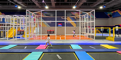 This is an official introductory image of Vaunce Trampoline Park..