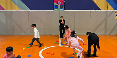 This is an official introductory image of the educational program at Vaunce Trampoline Park..