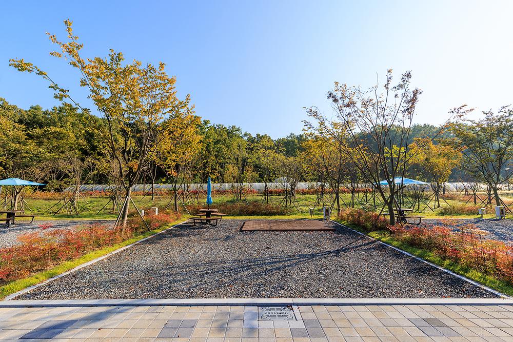 This is the view of Hagisu Camping Ground.