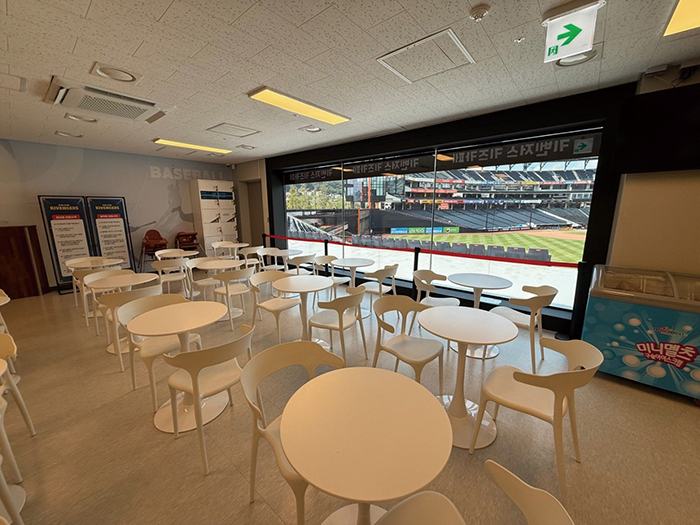 This is an outdoor space near Daejeon Hanwha Life Ballpark..