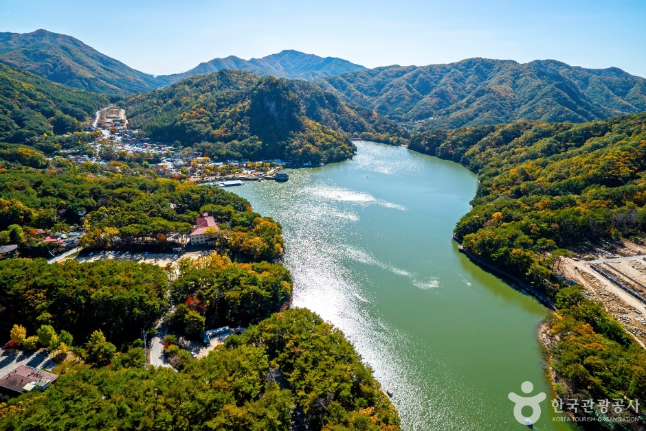 포천 산정호수 전경
