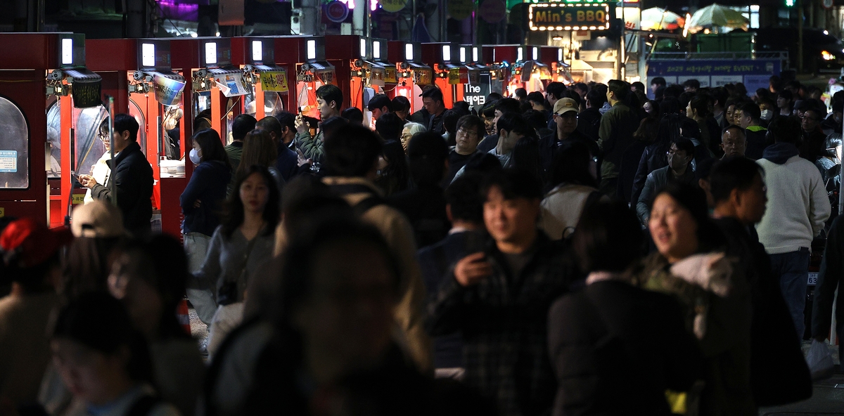2025년 서문시장 야시장 개장 모습입니다.