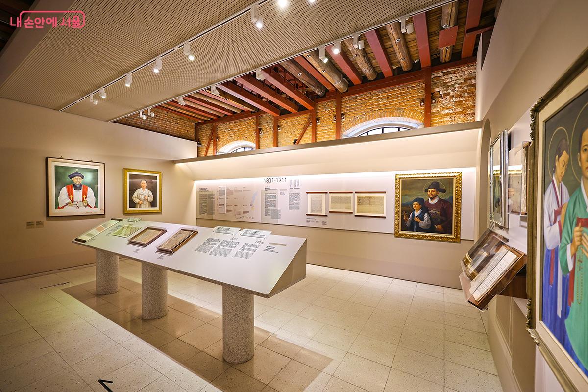 Exhibition at the Archdiocese of Seoul History Museum near Myeongdong Cathedral