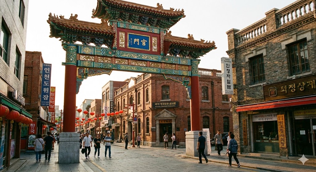 Incheon Chinatown, where you encounter the roots of jjajangmyeon on the slope of the 1883 port opening