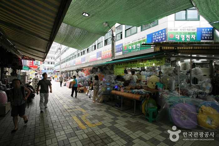 부산 국제시장 권역 전경