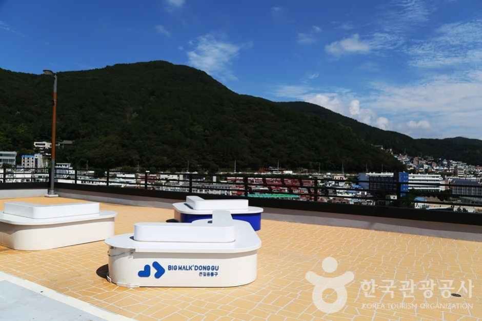 망양로 산복도로 전시관 내부 전시입니다.