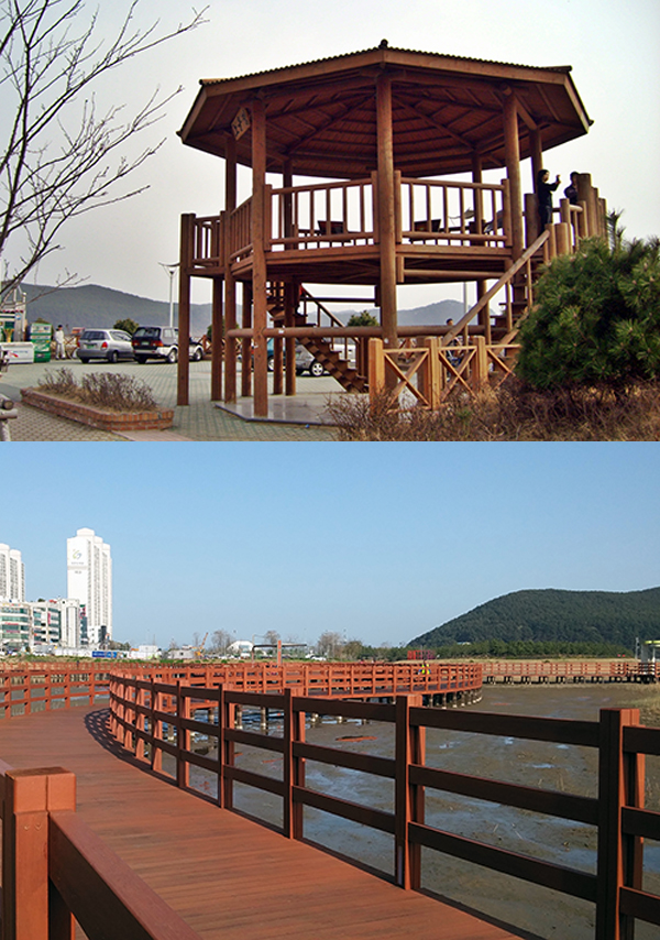 부산국가지질공원 두도 지질 안내 사진입니다.