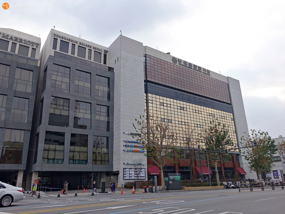 동대문종합시장 내부 모습입니다.