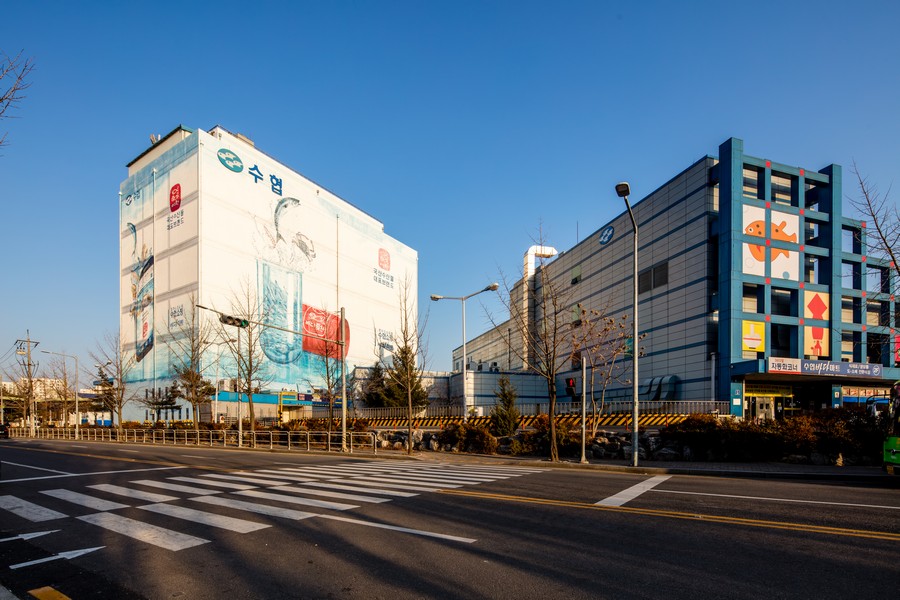 강서농산물도매시장 전경입니다.