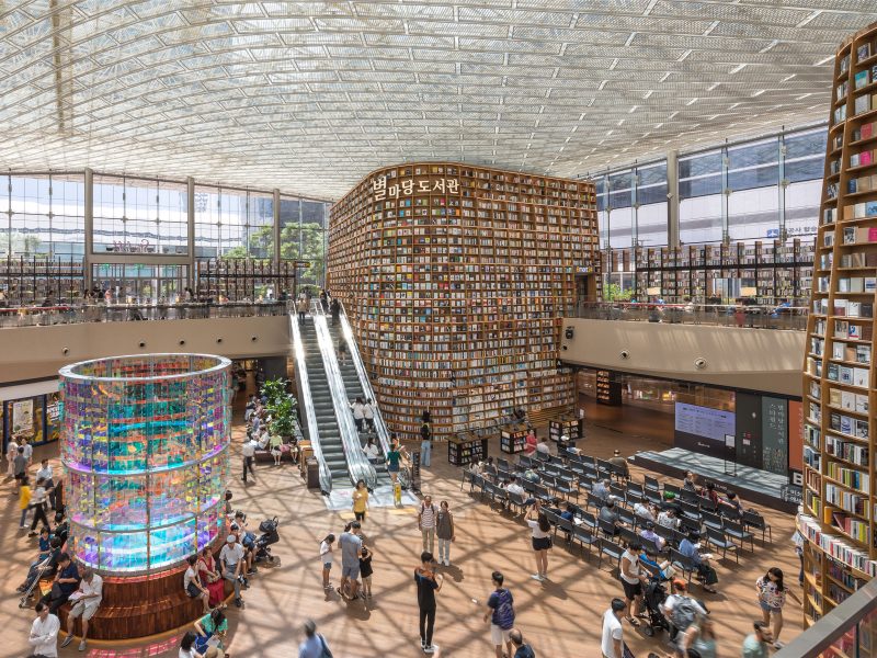 코엑스몰 스타필드 라이브러리 공간 이미지입니다.
